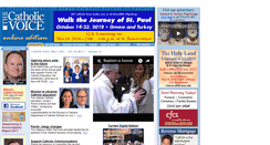 Desktop Screenshot of catholicvoiceoakland.org
