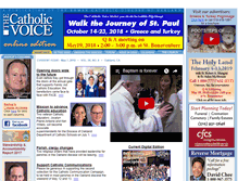 Tablet Screenshot of catholicvoiceoakland.org